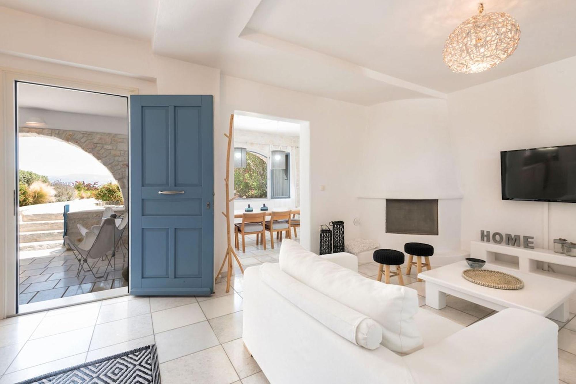 Island Magic - Seaview Villa With Jacuzzi Pool アベラス エクステリア 写真