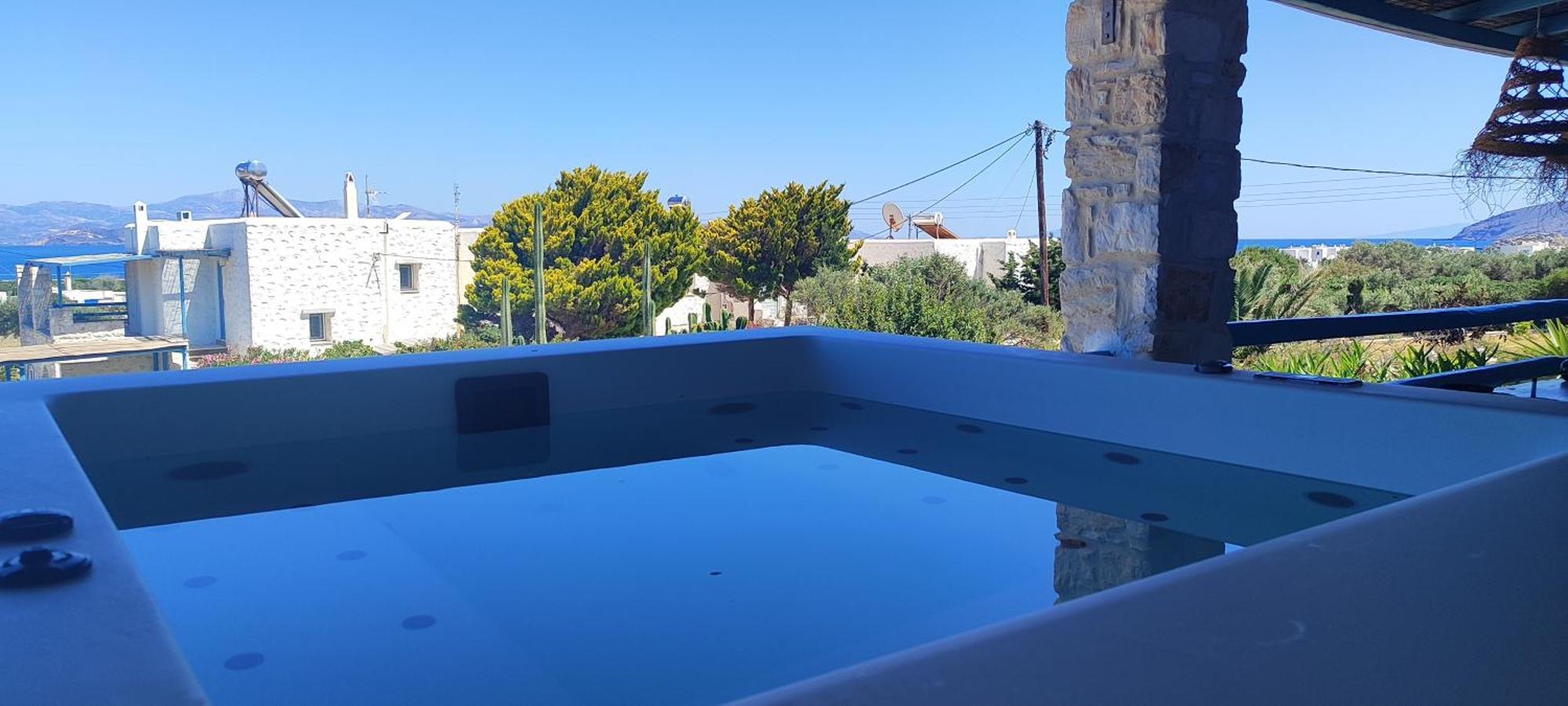 Island Magic - Seaview Villa With Jacuzzi Pool アベラス エクステリア 写真